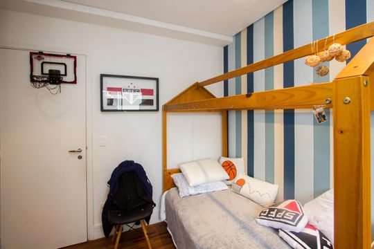 Apartamento no Brooklin para comprar: 3 quartos, varanda, mobiliado. Churrasqueira no condomínio. — foto 25