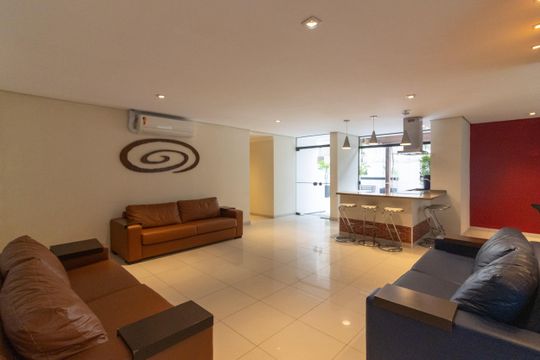 Comprar apartamento mobiliado com 3 quartos, 1 suíte. — Área comum - Salão de festas