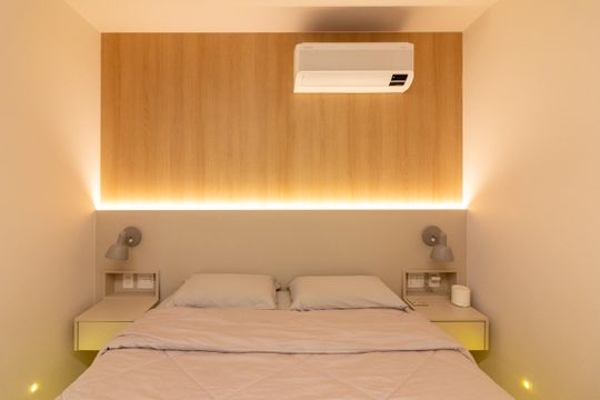 Comprar apartamento mobiliado com 3 quartos, 1 suíte. — Suíte