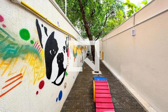 Comprar apartamento mobiliado na Vila Olímpia, 3 quartos, varanda gourmet. — Área comum