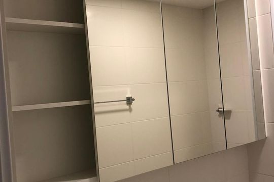 Apartamento à venda, com 95 m², 3 quartos e 2 vagas — Banheiro da Suíte