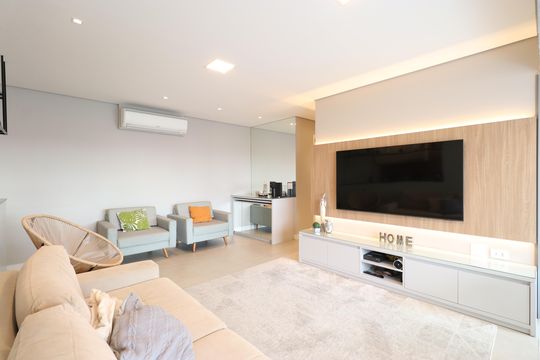 Apartamento com 3 quartos e varanda em Água Branca, ideal para comprar. — Sala 