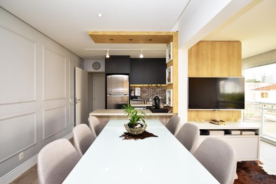 Apartamento em Perdizes com 2 quartos, varanda, closet, piscina e academia. Excelente compra! — sala de jantar