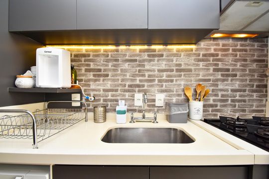 Apartamento em Perdizes com 2 quartos, varanda, closet, piscina e academia. Excelente compra! — cozinha