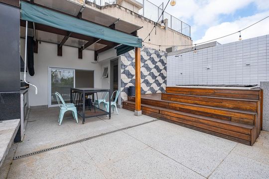 Apartamento com dois quartos e academia no condomínio para comprar. — Área externa