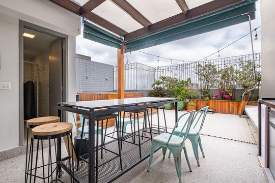 Apartamento com dois quartos e academia no condomínio para comprar. — Área externa