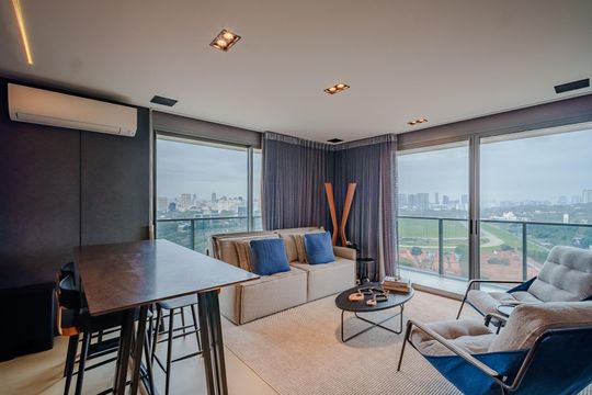 Comprar apartamento mobiliado com 1 quarto e permite animais de estimação. — foto 1