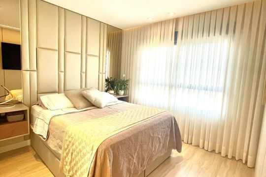 Apartamento mobiliado com 4 quartos e varanda gourmet. Ideal para comprar e aceitar animais. — Foto 12