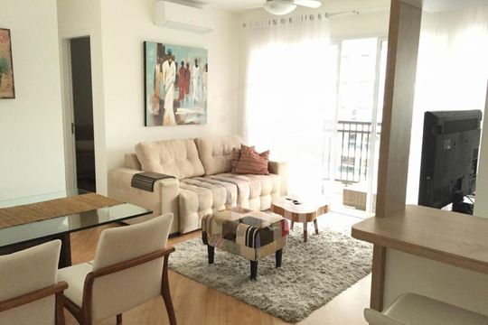 Comprar apartamento mobiliado na Vila Olímpia com 2 quartos, quintal e varanda. — foto 24