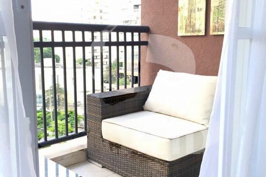 Comprar apartamento mobiliado na Vila Olímpia com 2 quartos, quintal e varanda. — foto 29