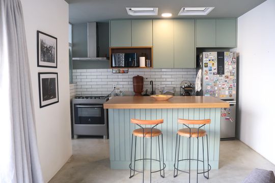 Comprar apartamento na Vila Leopoldina com 2 quartos, piscina e churrasqueira. — Cozinha
