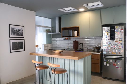 Comprar apartamento na Vila Leopoldina com 2 quartos, piscina e churrasqueira. — Cozinha
