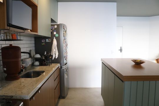 Comprar apartamento na Vila Leopoldina com 2 quartos, piscina e churrasqueira. — Cozinha