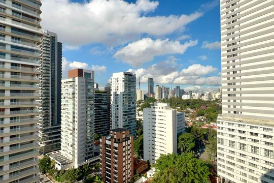 Comprar apartamento em Sumarezinho com 2 quartos, 1 suíte, varanda e academia no condomínio. — Vista da Varanda