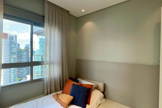Comprar apartamento em Sumarezinho com 2 quartos, 1 suíte, varanda e academia no condomínio. — Suite