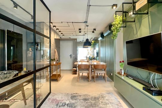 Comprar apartamento em Sumarezinho com 2 quartos, 1 suíte, varanda e academia no condomínio. — Sala de TV