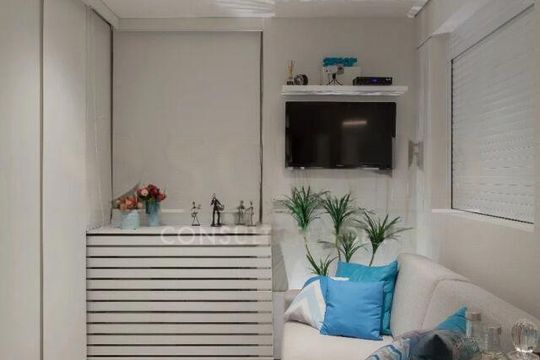 Venda de apartamento mobiliado na Aclimação com 2 quartos, varanda e piscina no condomínio. — foto 3