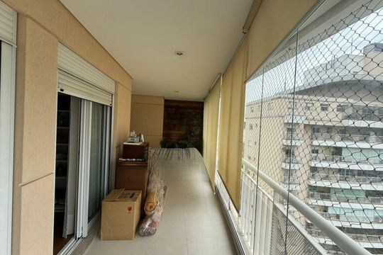 Comprar apartamento mobiliado com 4 quartos, varanda, quintal, piscina e churrasqueira no condomínio. — foto 35