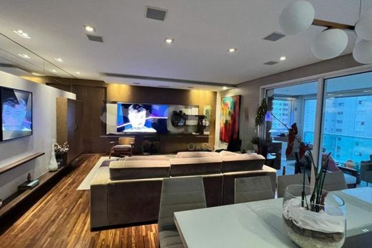 Compra apartamento mobiliado em Campo Belo com varanda, closet, 3 suítes e academia no condomínio. — foto 3