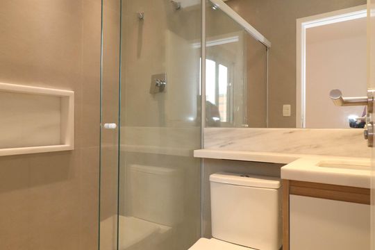 Compra de apartamento com 3 quartos. Ideal para você! — Banheiro da Suíte 3