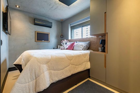 Compra este apartamento com 2 quartos, sendo 1 suíte. — Suíte