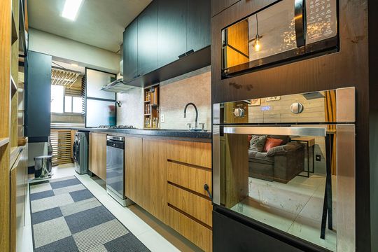 Compra este apartamento com 2 quartos, sendo 1 suíte. — Sala/Cozinha