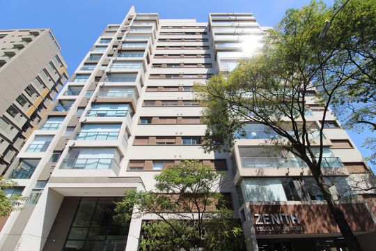 Venda de apartamento mobiliado com 2 quartos, 1 suíte, piscina e academia no condomínio. — Fachada do Prédio