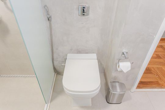 Apartamento no Jardim America com 2 quartos, 1 suíte e closet. Oportunidades de compra imperdíveis! — Banheiro