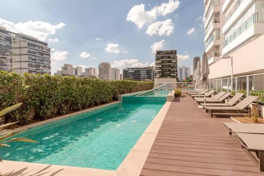 Comprar apartamento mobiliado no Brooklin com 3 suítes, academia e piscina no condomínio. — foto 66
