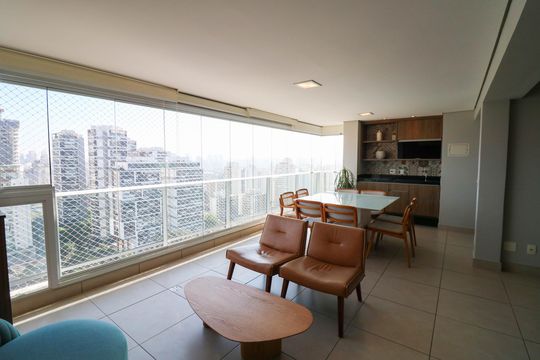 Comprar apartamento mobiliado no Brooklin com 3 suítes, academia e piscina no condomínio. — foto 5