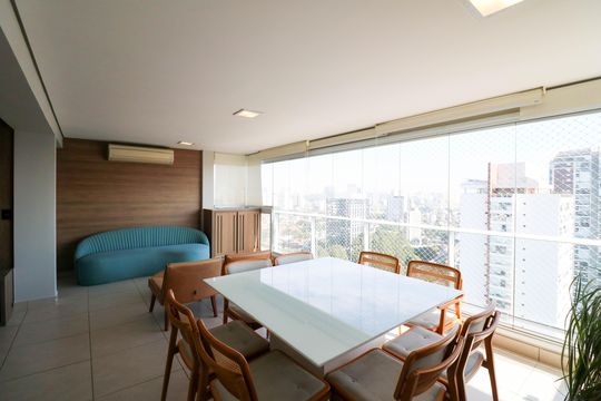 Comprar apartamento mobiliado no Brooklin com 3 suítes, academia e piscina no condomínio. — foto 6