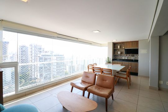 Comprar apartamento mobiliado no Brooklin com 3 suítes, academia e piscina no condomínio. — foto 7