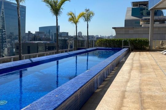 Comprar apartamento mobiliado na Vila Nova Conceição, 2 quartos, 1 suíte, piscina, churrasqueira, varanda gourmet. — foto 46