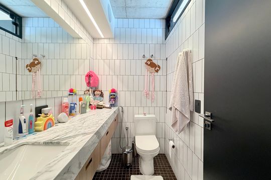 Comprar apartamento mobiliado com 4 quartos, academia no condomínio e aceita pets. — Banheiro Social