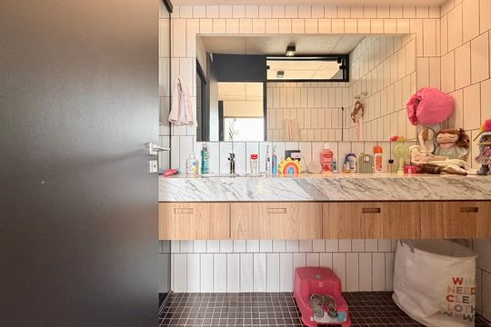 Comprar apartamento mobiliado com 4 quartos, academia no condomínio e aceita pets. — Banheiro Social