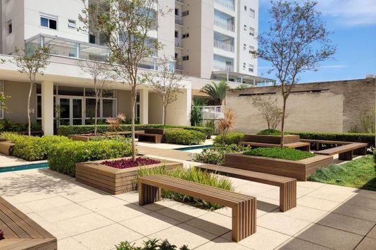 Comprar apartamento mobiliado com 3 quartos, 1 suíte, churrasqueira e varanda. Piscina no condomínio. — foto 57
