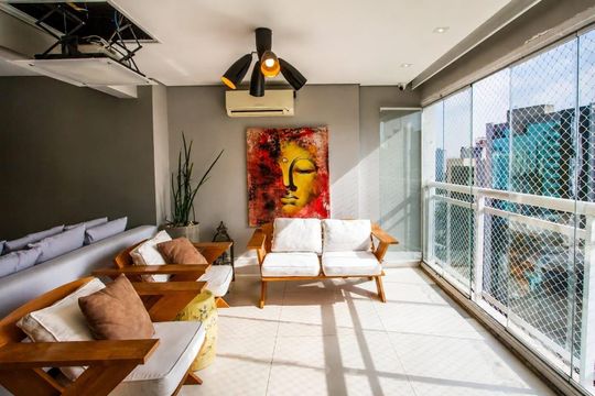 Comprar apartamento mobiliado com 2 quartos, varanda e quintal. Academia e churrasqueira no condomínio. — foto 16