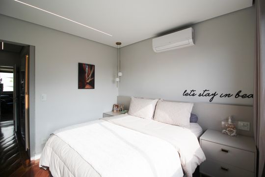 Apartamento com 3 quartos, piscina e academia no condomínio, ideal para comprar. — Suíte 