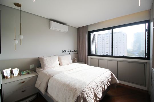 Apartamento com 3 quartos, piscina e academia no condomínio, ideal para comprar. — Suíte 