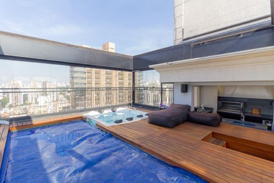 Apartamento à venda com 4 suítes, varanda gourmet e piscina no condomínio. Totalmente mobiliado. — foto 45