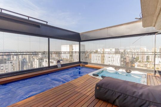 Apartamento à venda com 4 suítes, varanda gourmet e piscina no condomínio. Totalmente mobiliado. — foto 43