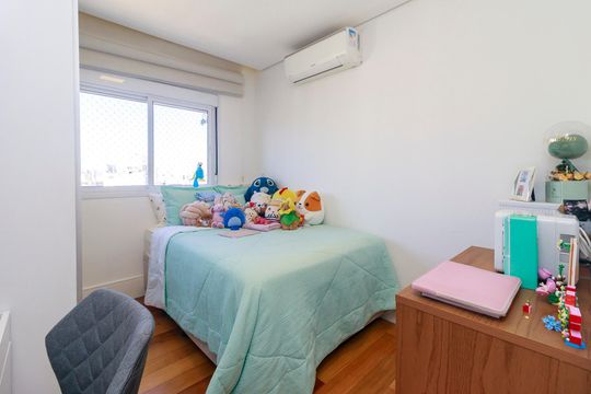 Venda de apartamento em Campo Belo, 2 quartos, varanda, closet, piscina, academia e churrasqueira. — Suíte 2