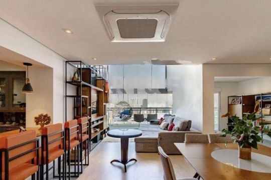 Apartamento mobiliado no Brooklin com 3 quartos, churrasqueira e piscina. Animais permitidos. Para comprar. — foto 2