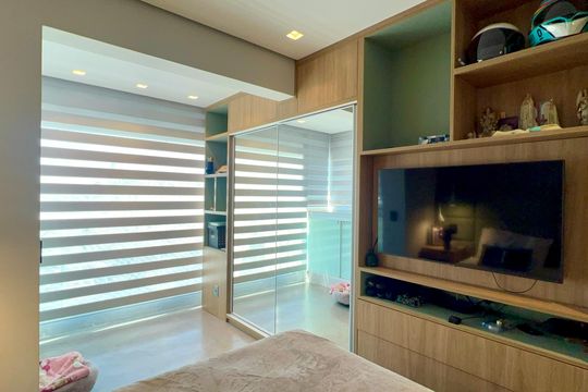 Apartamento mobiliado para comprar, 3 suítes, churrasqueira e varanda. — Suíte 3