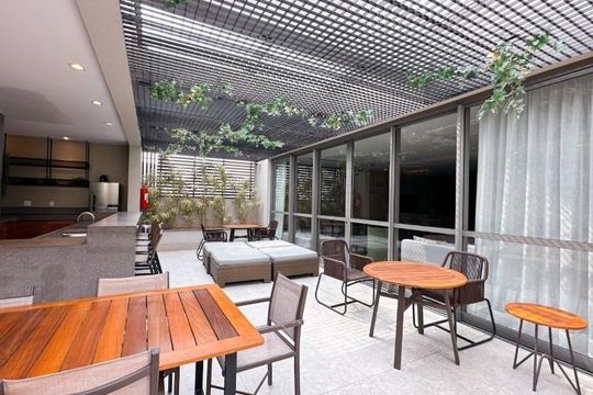 Comprar apartamento mobiliado com 3 quartos, varanda gourmet, piscina e academia no condomínio. — foto 18