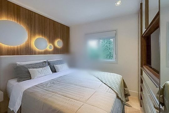 Venda de apartamento mobiliado com 2 quartos, 1 suíte, varanda gourmet e academia no condomínio. — foto 10