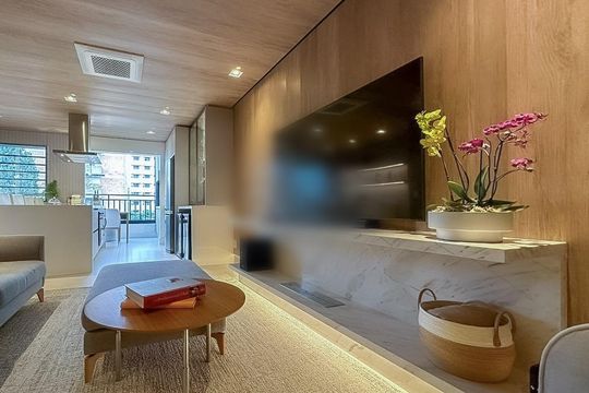 Venda de apartamento mobiliado com 2 quartos, 1 suíte, varanda gourmet e academia no condomínio. — foto 2
