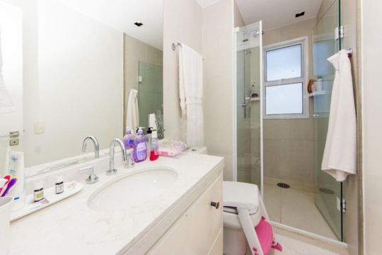 Comprar apartamento mobiliado com 3 quartos, closet, quintal e churrasqueira no condomínio. — foto 34