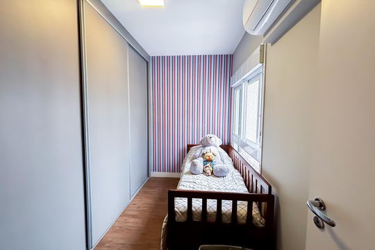 Comprar apartamento em Pinheiros com 3 quartos e varanda gourmet. — Quarto 2