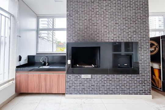 Comprar apartamento em Pinheiros com 3 quartos e varanda gourmet. — Área comum